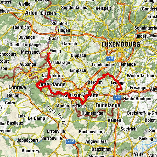 Minett Trail - BERGFEX - Wanderung - Tour Luxemburg