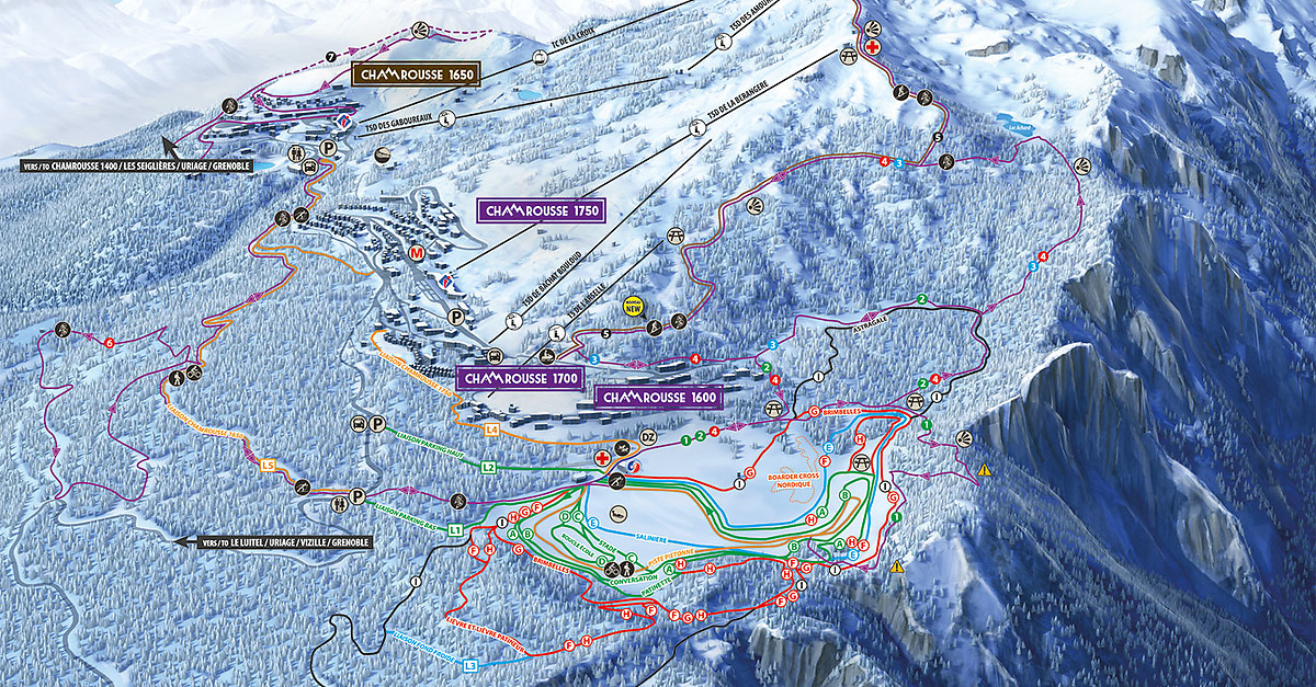 Tour de cou skieur Chamrousse - 13€ - Chamrousse