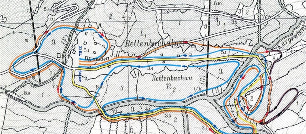 Loipenplan Bad Ischl Langlaufparadies Rettenbachalm