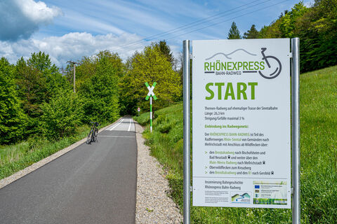 Rhönexpress Bahn-Radweg