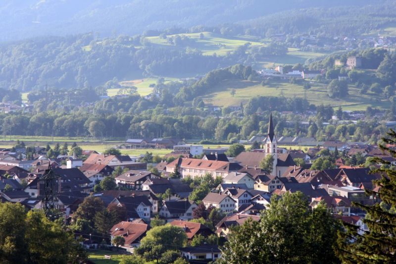 BERGFEX: Panoramakarte Nenzing: Karte Nenzing - Alm - Nenzing