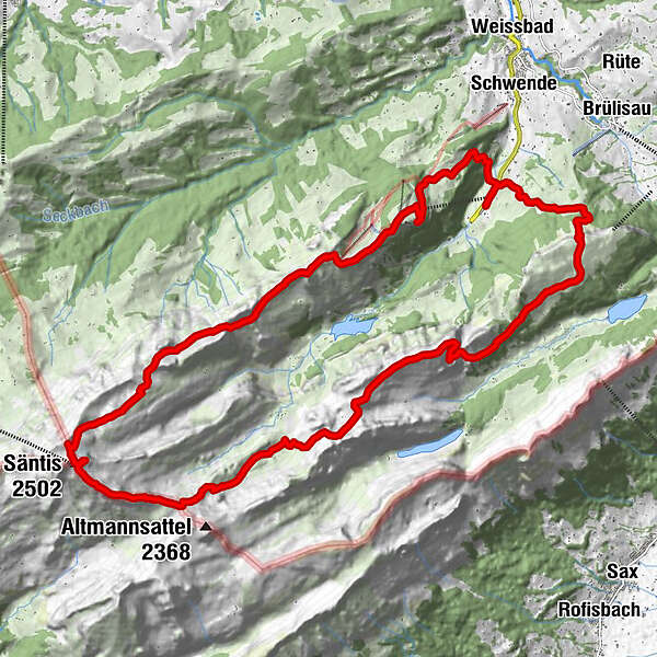 Appenzeller Land Bergfex Wanderung Tour Ostschweiz