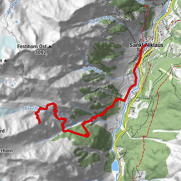 Wanderung auf d BERGFEX Wędrówka Wycieczka Valais