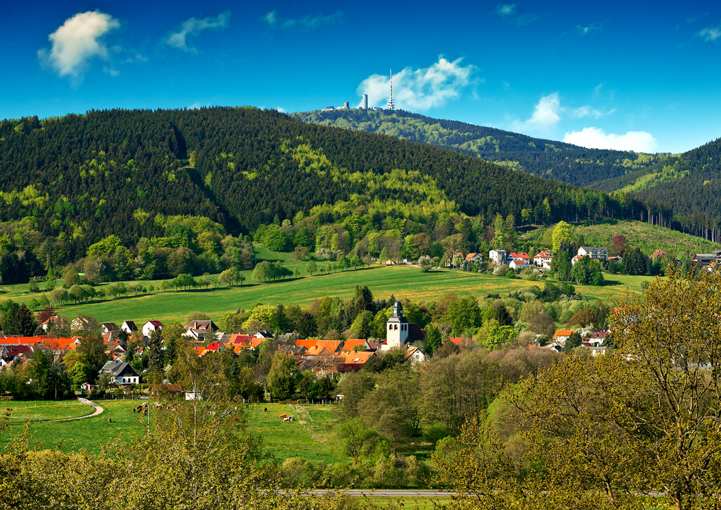 BERGFEX: Panoramakarte Bad Tabarz: Karte Bad Tabarz - Alm - Bad Tabarz