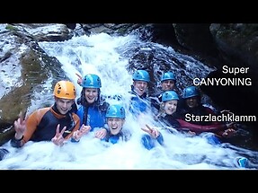 Canyoning Allgäu Starzlachklamm - Schluchten im Herbst im Herbst