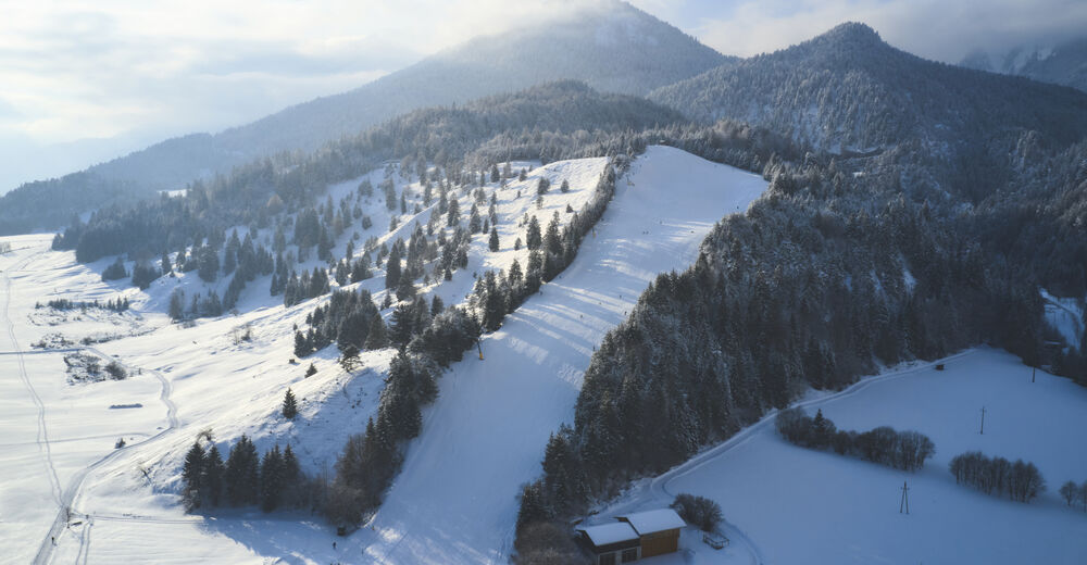 Pisteplan Skiområde Moosberglift / Weißenbach am Lech