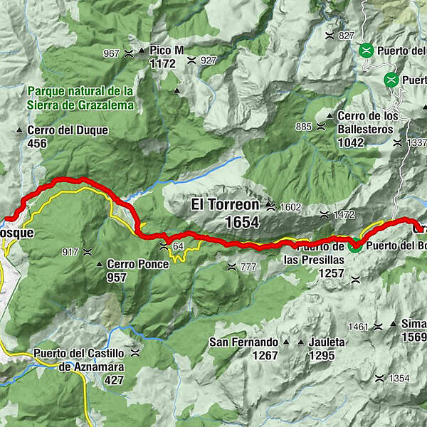 Etappe 22 GRAZALEMA EL BOSQUE BERGFEX Wanderung Tour Andalusien