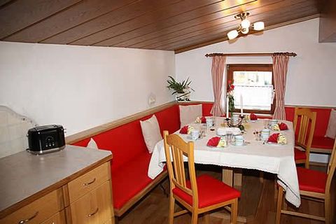 Essbereich Ferienwohnung 1