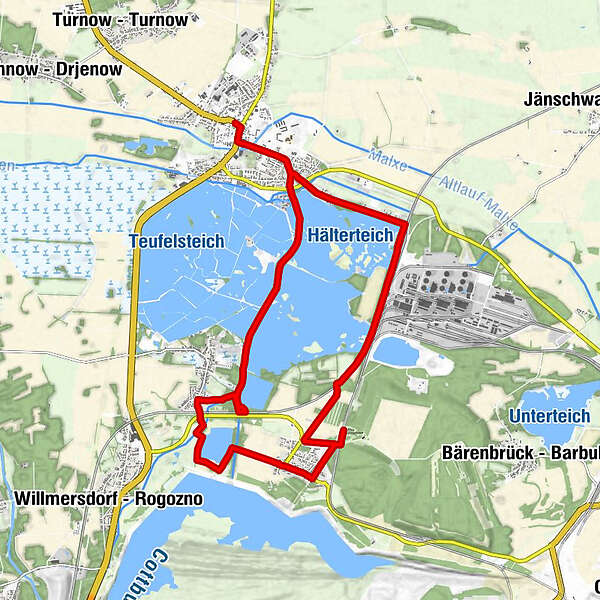 Radtour vom Karpfenteich zur Rodelbahn Die Familienerlebnistour