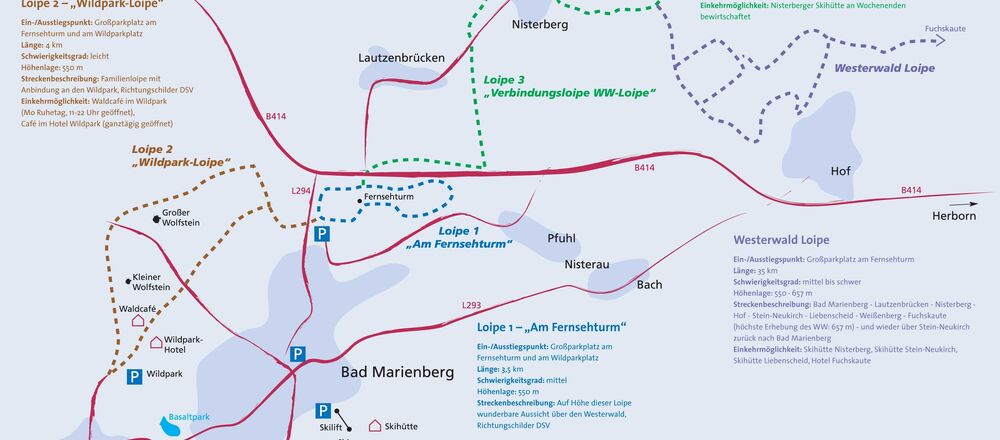 Loipenplan Bad Marienberg