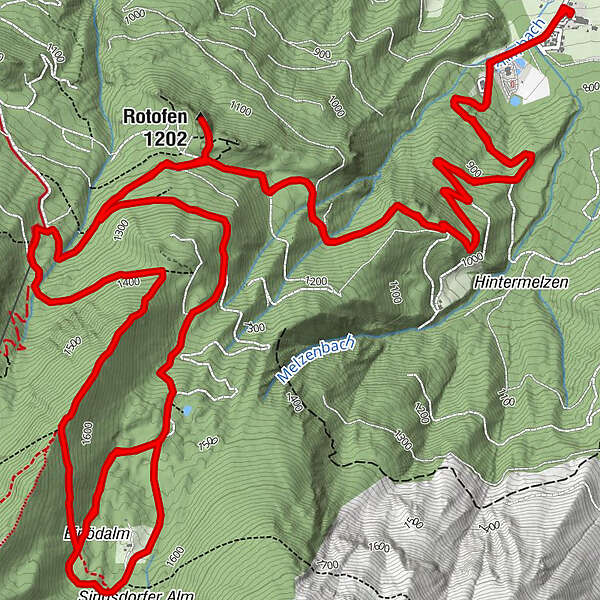 Rottenmann Rotofen BERGFEX Wanderung Tour Steiermark