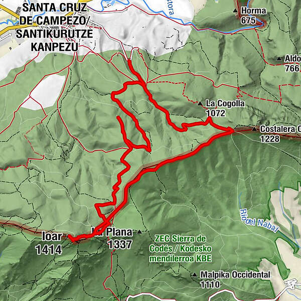 Santa Cruz De Campezo Santikurutze Kanpezu Puntarredonda Alto De