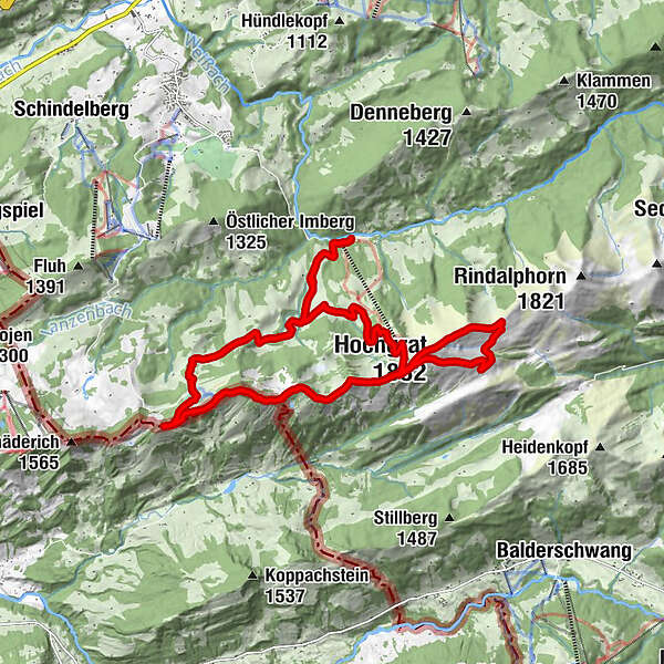 Oberstaufen - Rohnehöhe - Seelekopf - Hochgrat - BERGFEX - Wanderung ...