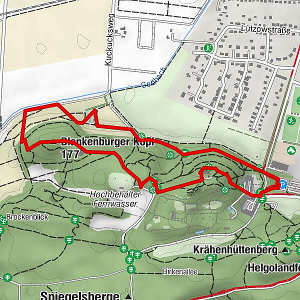 Landschaftspark Spiegelsberge BERGFEX Wanderung Tour SachsenAnhalt