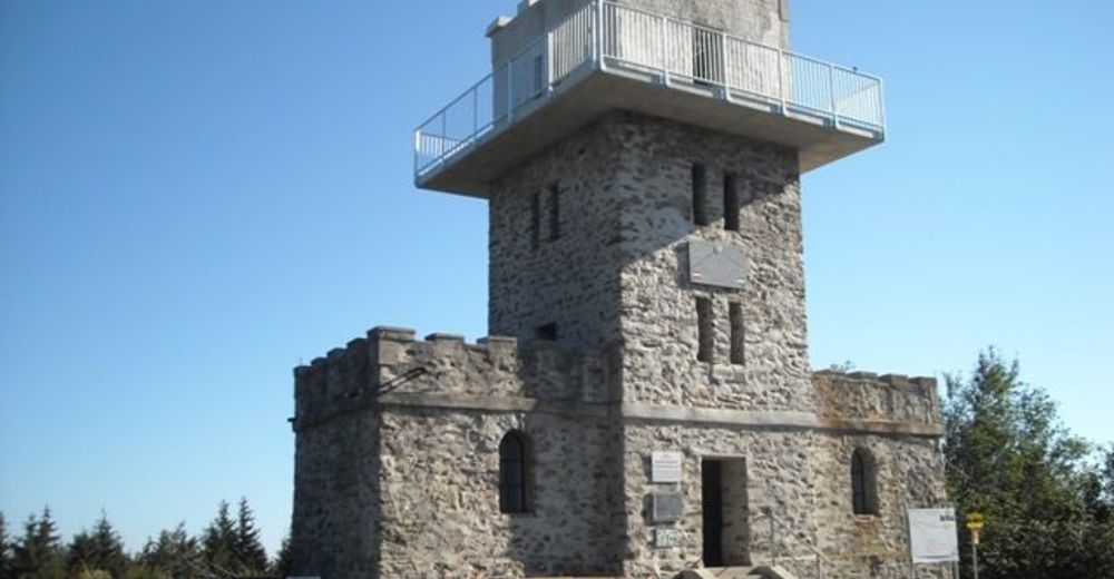 Gipfeltour von Glashütten bei Schlaining zum Geschriebenstein (884 m ...