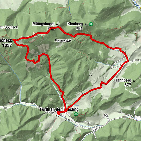 Hocheck Ost G V Furth A D Triesting Bergfex Wanderung Tour