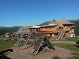 Logotipo Hiaslhütte und Sennerhütte