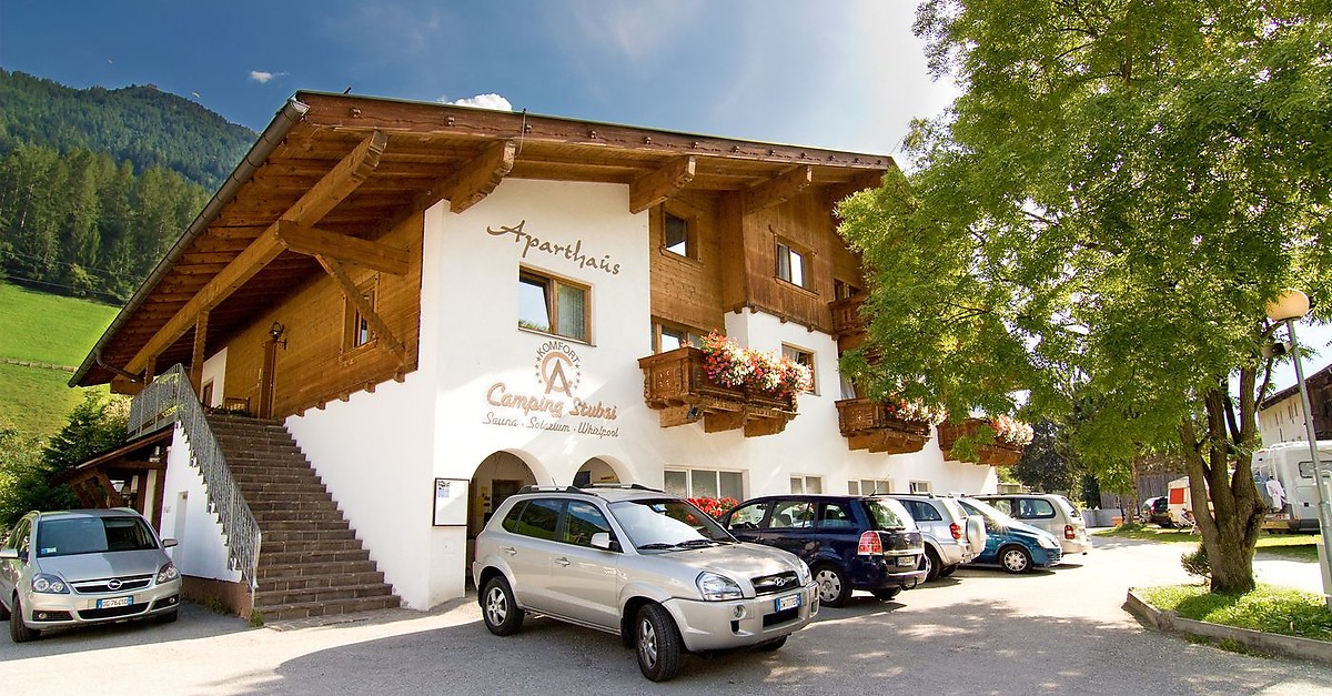 Ferienwohnung Kat. D Appartmenthaus Comfort Camping Stubai Stubaital Sommer