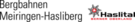 Logo Haslital. Berner Oberland im Winter