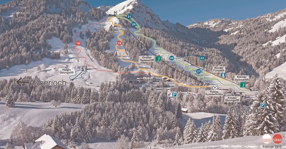 BERGFEX: Station de ski Spieserlifte Unterjoch - Vacances de ski  Spieserlifte Unterjoch