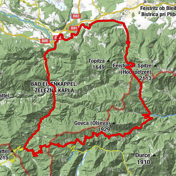 Panoramatour - BERGFEX - Mountainbike - Tour Kärnten