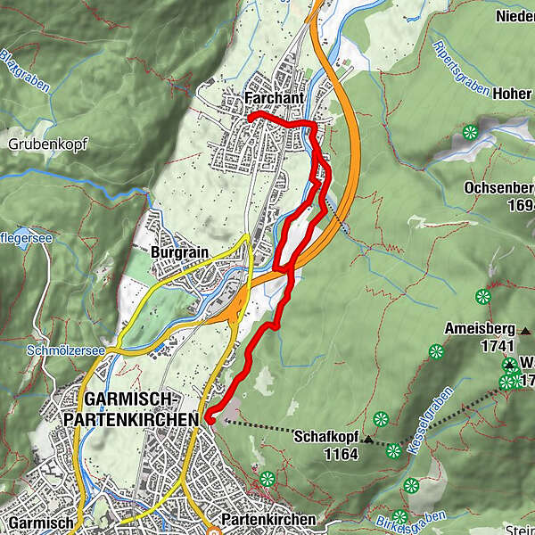 Wie lang ist der Philosophenweg in Garmisch-Partenkirchen?