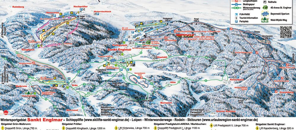 Loipenplan Sankt Englmar
