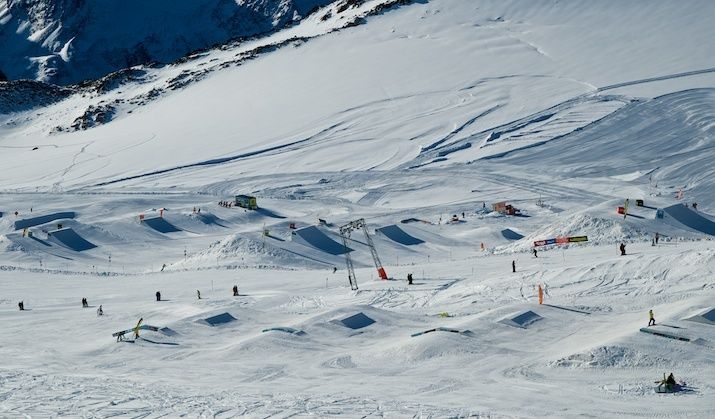 Winterbetrieb im MOREBOARDS Stubai Zoo
