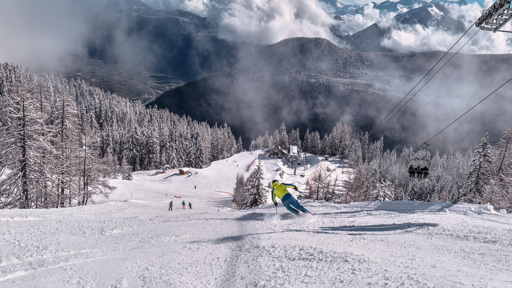 PistenplanSkigebiet Les Marécottes