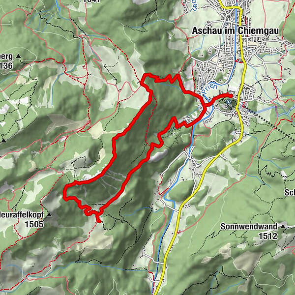 Hammerstein, Zellerhorn, Jagerwand, Zellerwandl im Aschauer Tal. Bayern