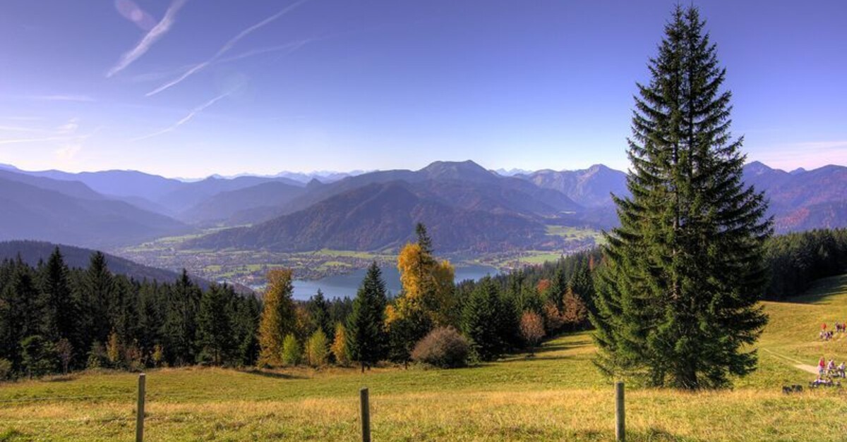 Auf Dem Prinzenweg Vom Schliersee An Den Tegernsee - BERGFEX ...