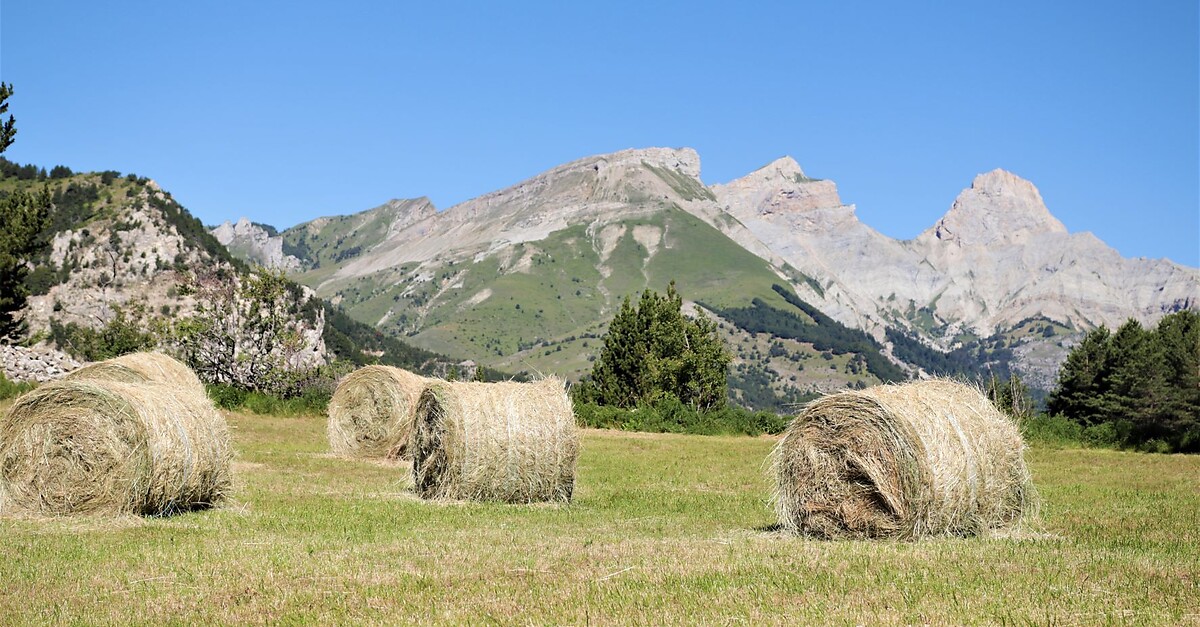 Rabioux depuis La Cluse BERGFEX Wanderung Tour ProvenceAlpes