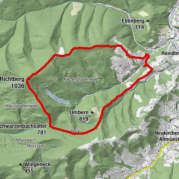 Richtberg M Via Wilson Holz Route Bergfex Wanderung Tour