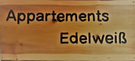 Logotip Appartements Edelweiss