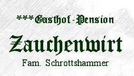 Logotyp Gasthof Pension Zauchenwirt