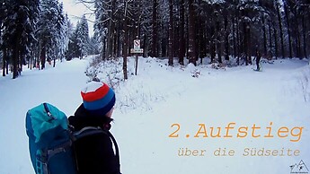 Skitourüberquerung des Ochsenkopfs (Fichtelgebirge)