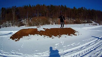Schneeschuhwandern bei Gößweinstein, Fränkische Schweiz