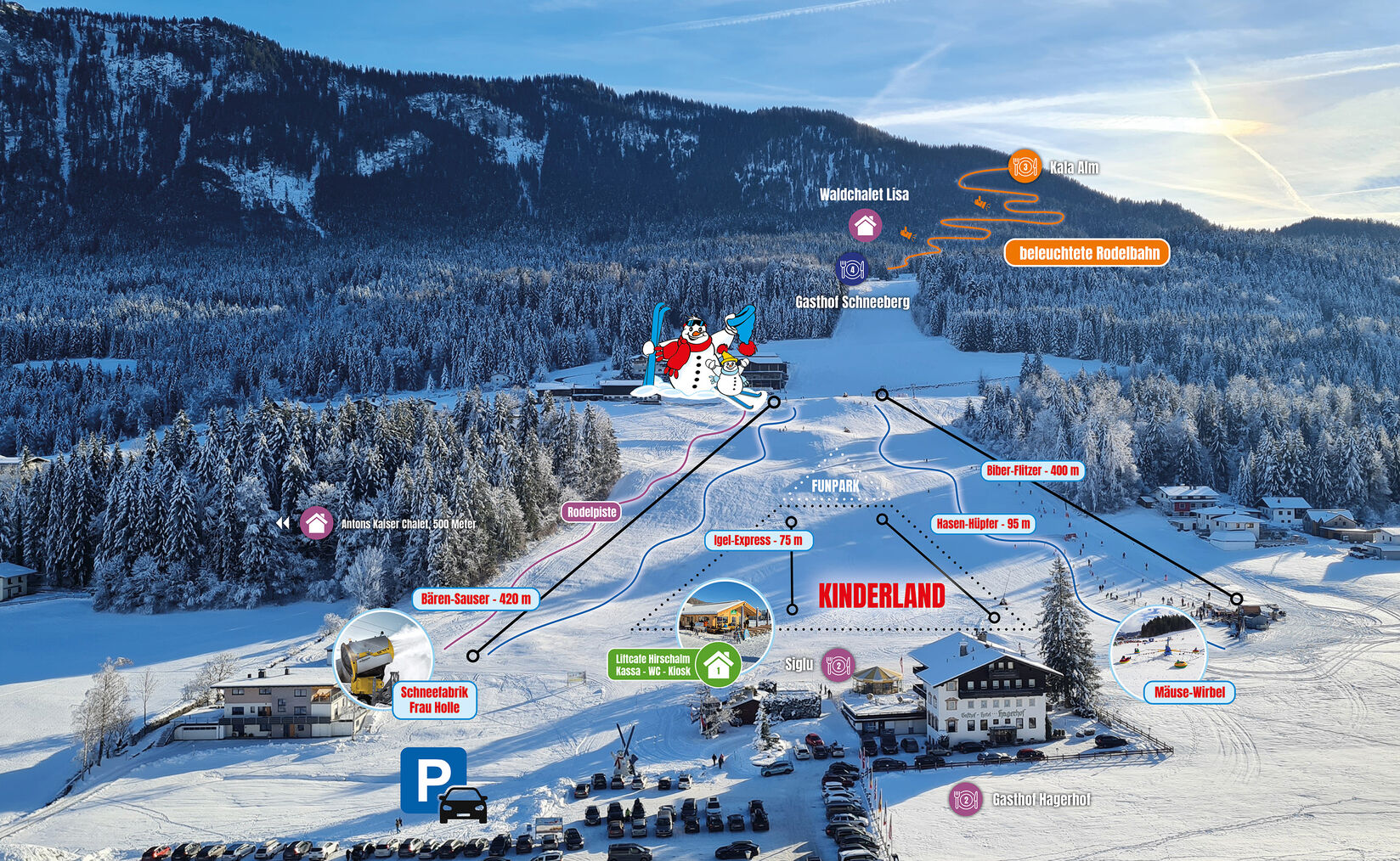 PistenplanSkigebiet Thiersee