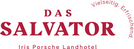 Logotipo Das Salvator Iris Porsche Landhotel
