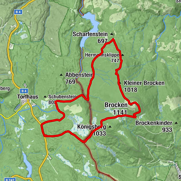 Schierke Der Brockenwirt Brocken Kleiner Brocken BERGFEX