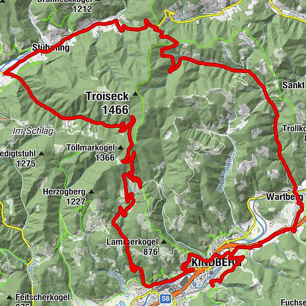 Scheibsgraben Pretalsattel Maurergraben Pölzl BERGFEX E MTB Tour