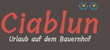 Логотип фон Ciablun Urlaub am Bauernhof
