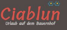 Logo Ciablun Urlaub am Bauernhof