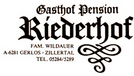 Logotip Gasthof Riederhof