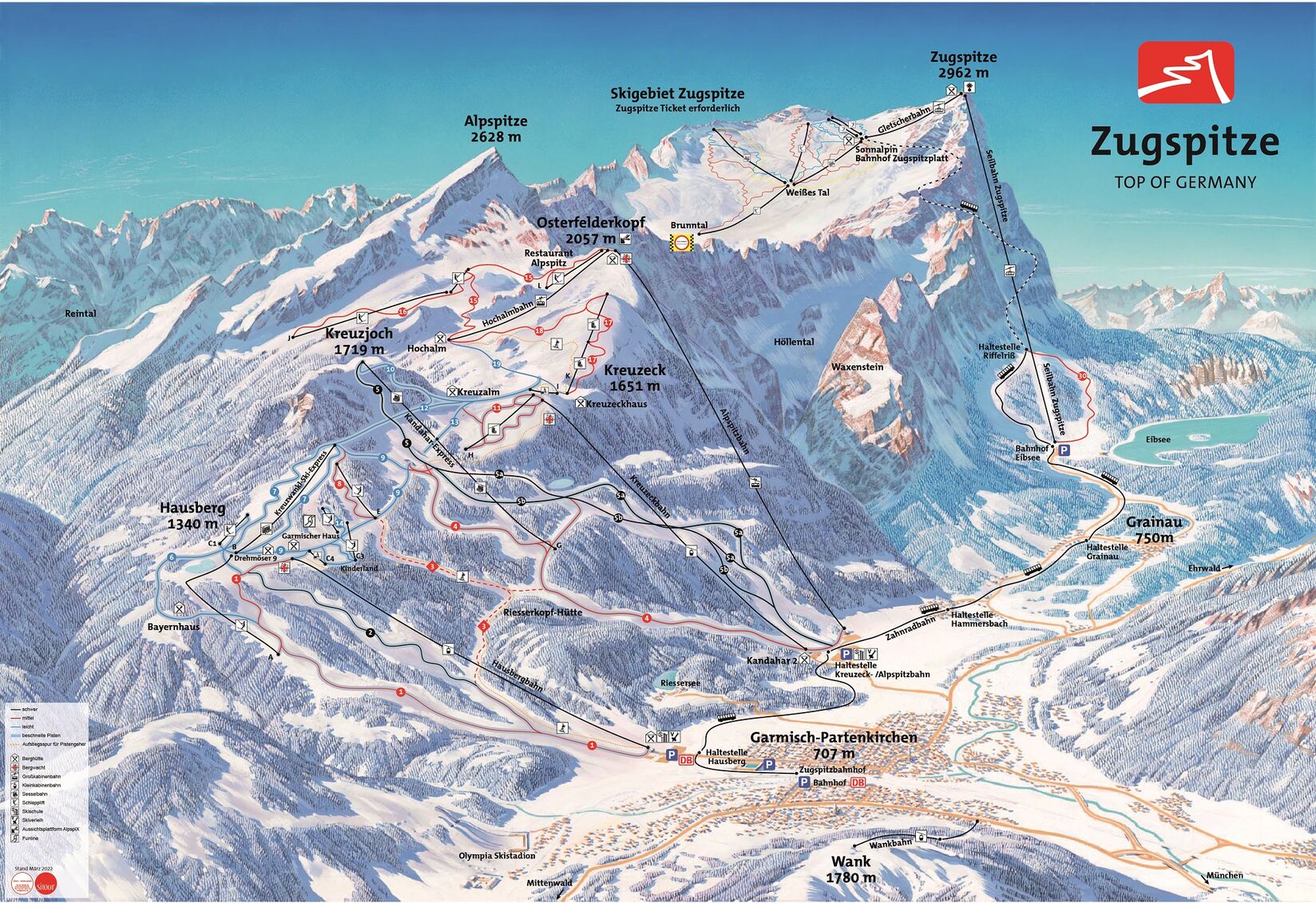 Bergfex Skiregion Zugspitze Top Of Germany Skiurlaub Zugspitze Top