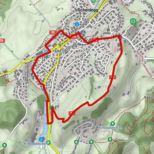 Kleiner Kapellenweg Scheidegg Bergfex Wanderung Tour Bayern