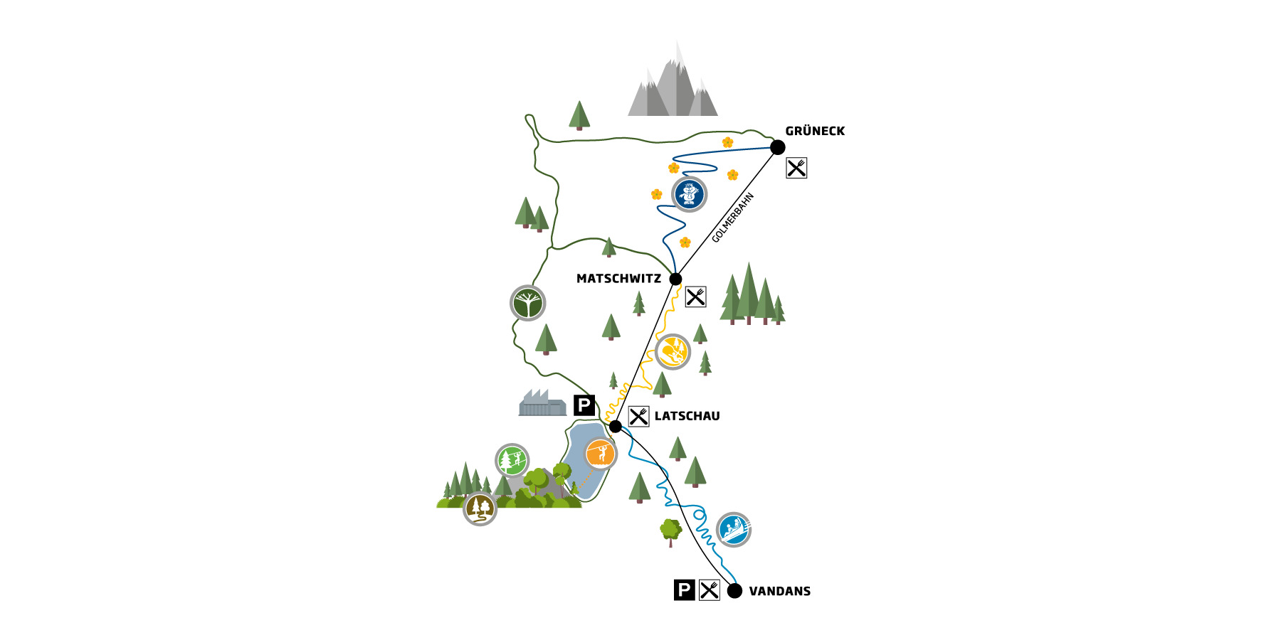 BERGFEX: Panoramakarte Golm im Montafon: Karte Golm im Montafon - Alm ...