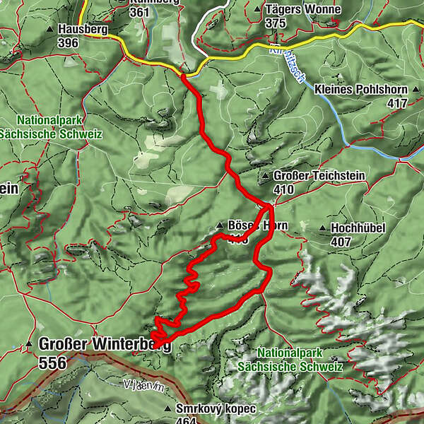 Rundweg von der Neumann Mühle zur Richtergrotte BERGFEX Wanderung