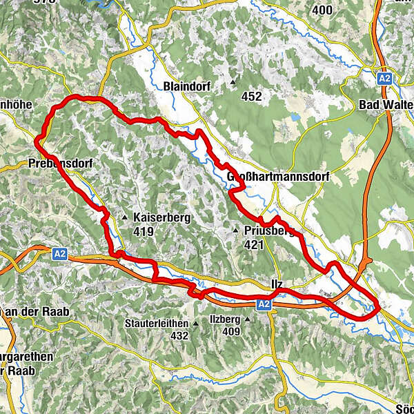 Radtour Ilztal Feistritztal Bergfex Radfahren Tour Steiermark