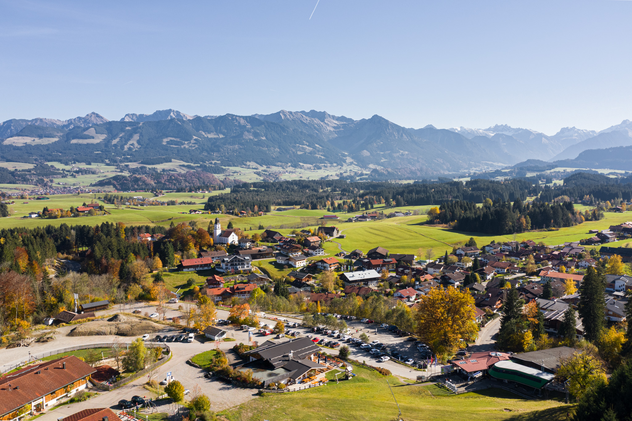 BERGFEX: Panoramakarte Ofterschwang / Hörnerdörfer: Karte Ofterschwang